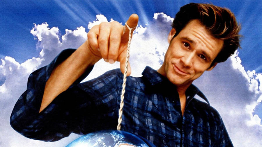 Jim Carrey In Clouds Wallpaper