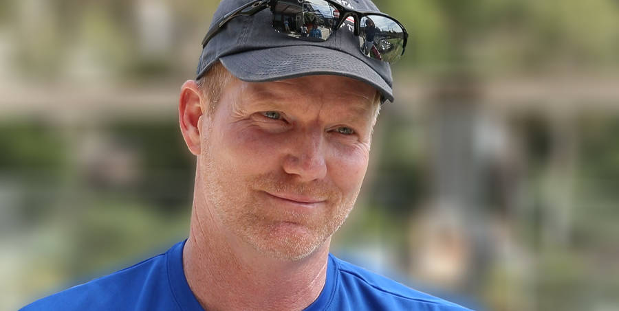 Jim Courier, Tennis Legend In Action Wallpaper