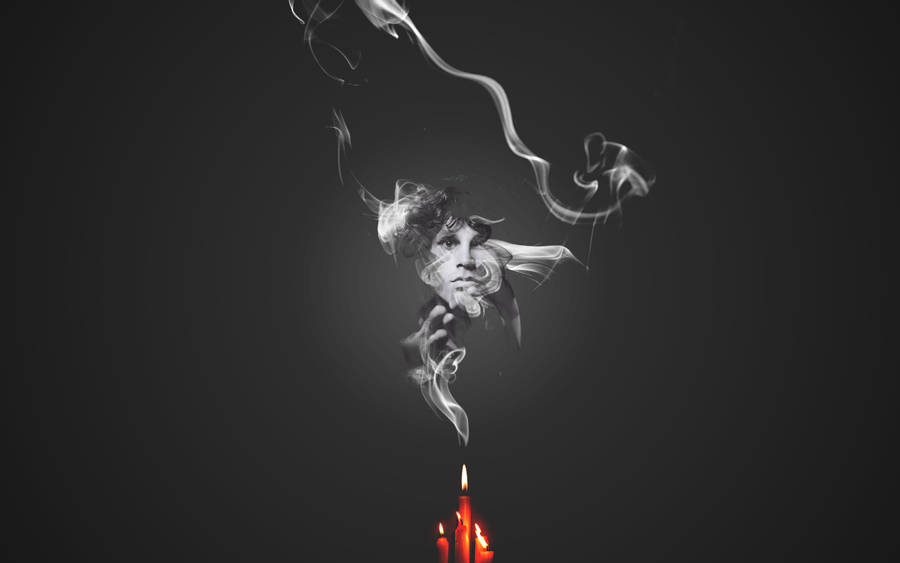 Jim Morrison Smoke Wallpaper