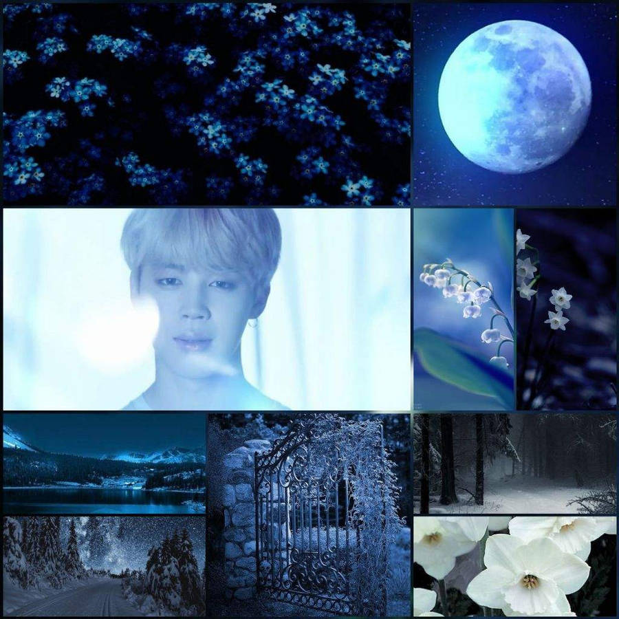 Jimin Bts Aesthetic Ethereal Moon Wallpaper