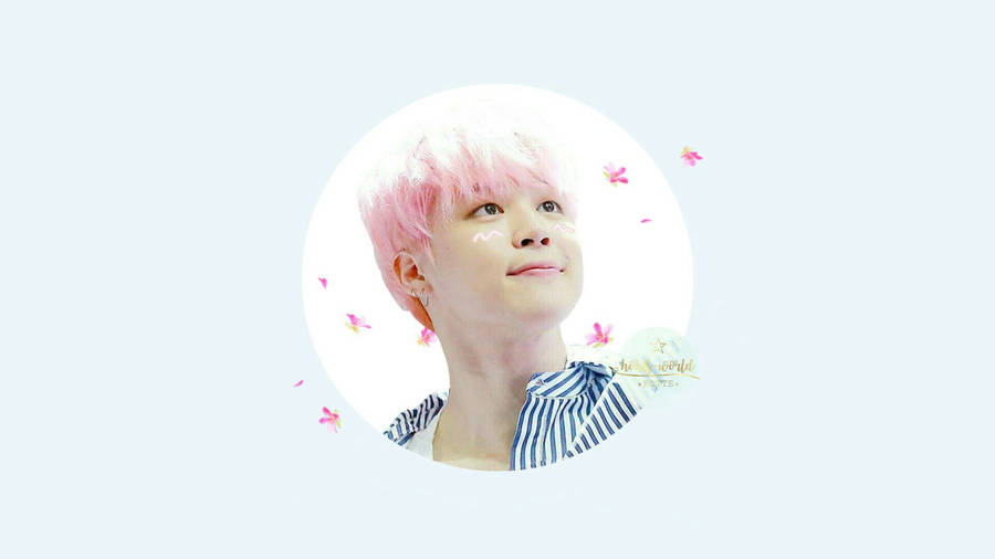 Jimin Bts Cute Circle Wallpaper