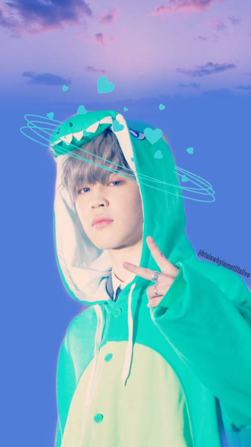 Jimin Bts Cute Onesie Wallpaper