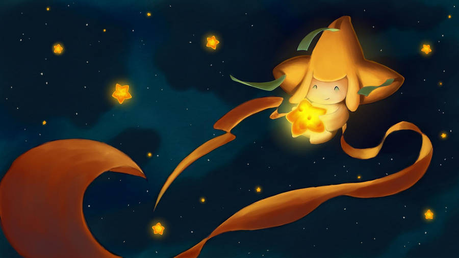 Jirachi Holding A Star Wallpaper