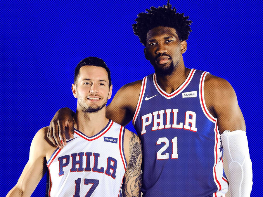 Jj Redick And Joel Embiid Wallpaper