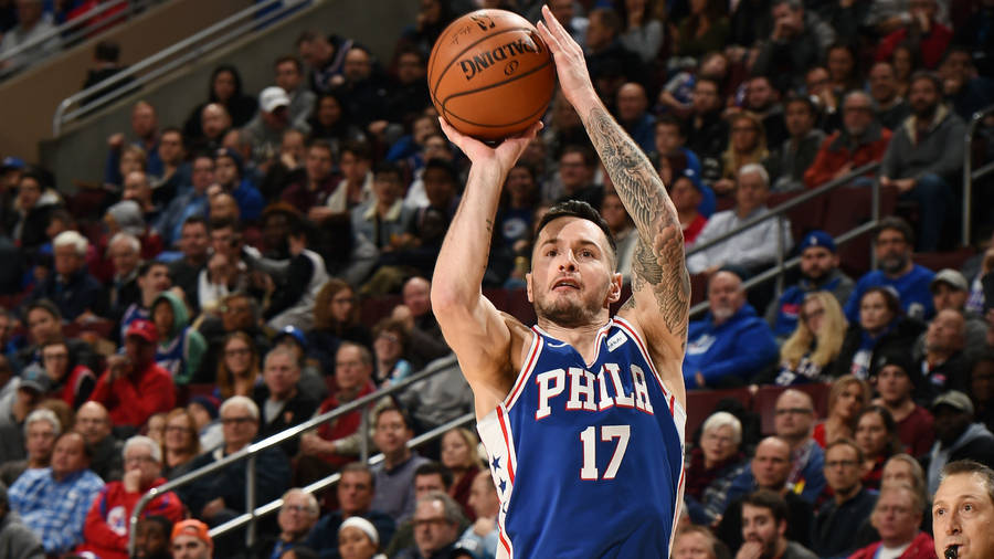 Jj Redick For Three Points Shot Wallpaper