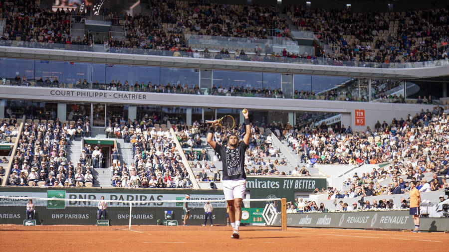 Jo-wilfried Tsonga Center Court Wallpaper