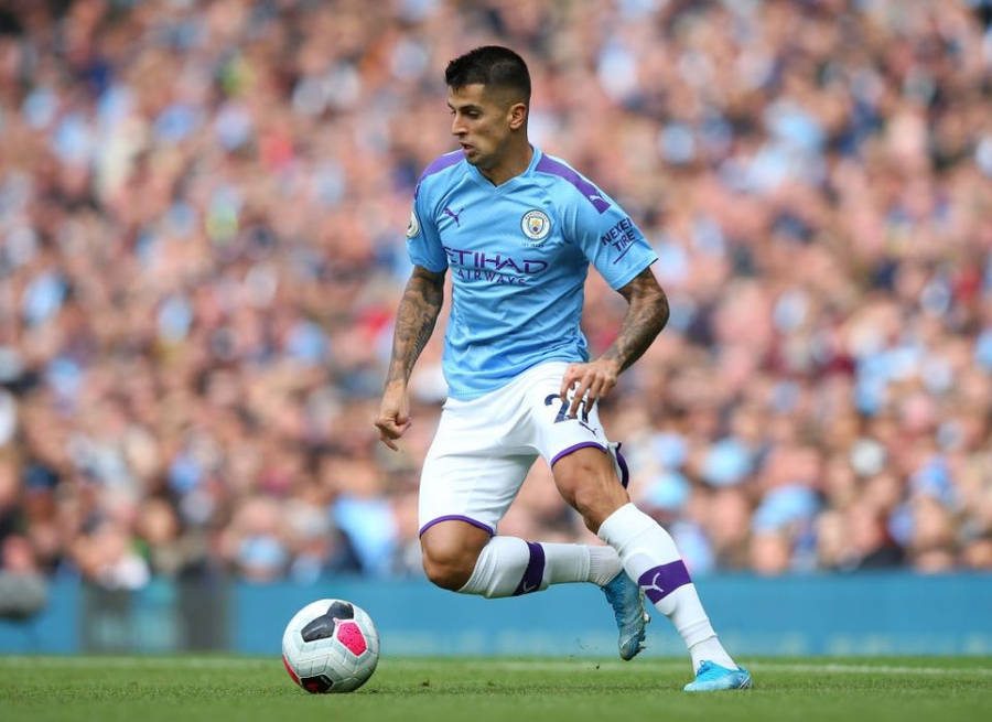 Joao Cancelo And The Ball Wallpaper