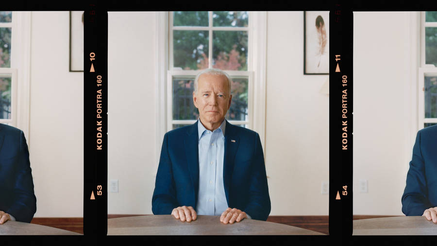 Joe Biden Kodak Film Photography Wallpaper