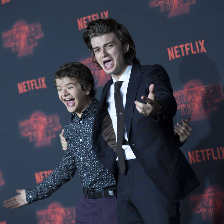 Joe Keery And Gaten Matarazzo Wallpaper