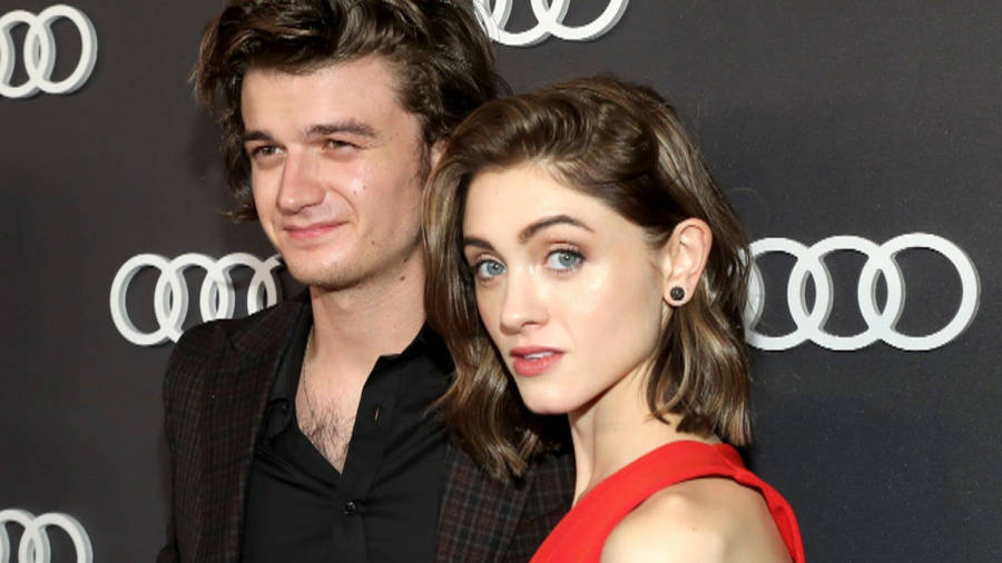 Joe Keery And Natalia Dyer Wallpaper