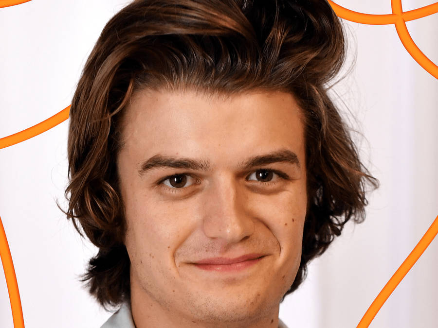 Joe Keery Close-up Photo Wallpaper