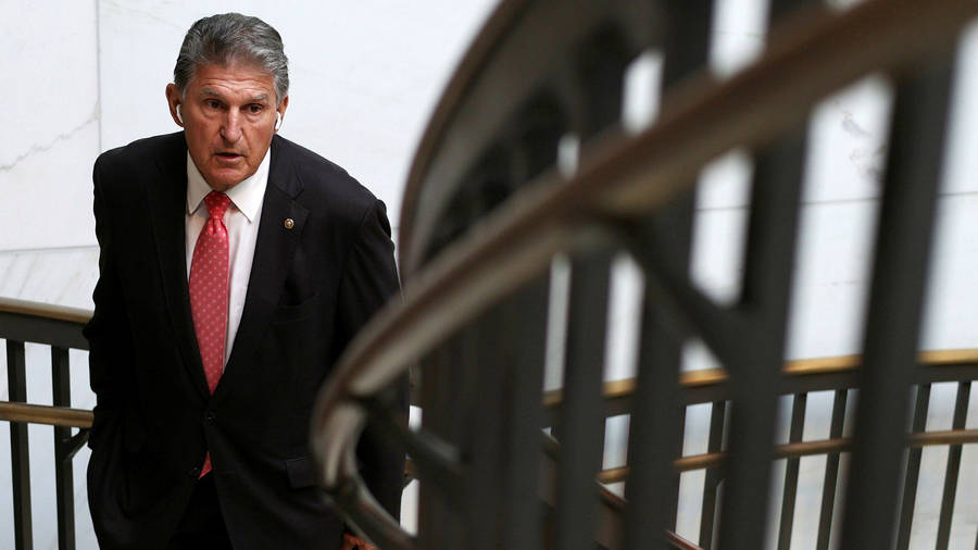 Joe Manchin On The Stairs Wallpaper