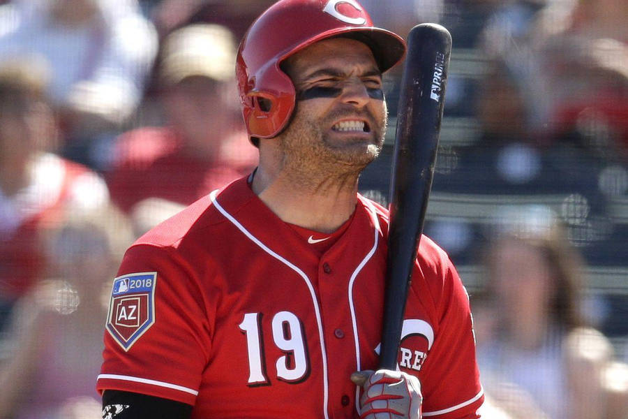 Joey Votto Gritting His Teeth Wallpaper