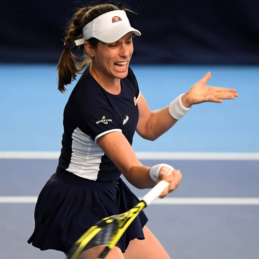 Johanna Konta Ponytail Braid Wallpaper