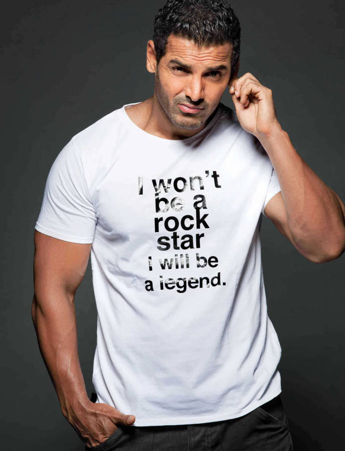 John Abraham In Inspirational Shirt Wallpaper