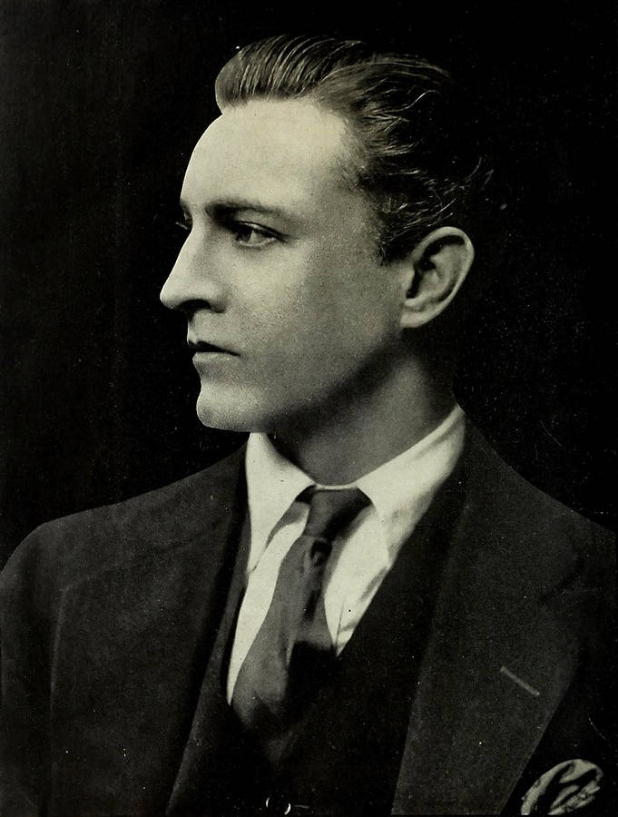 John Barrymore Hamlet In Tuxedo Wallpaper