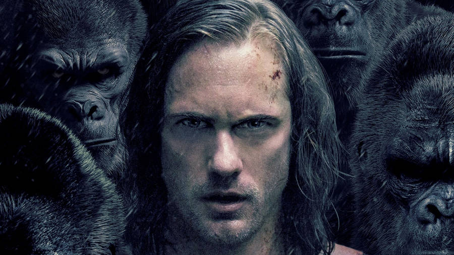 John Carter And Black Gorillas Wallpaper