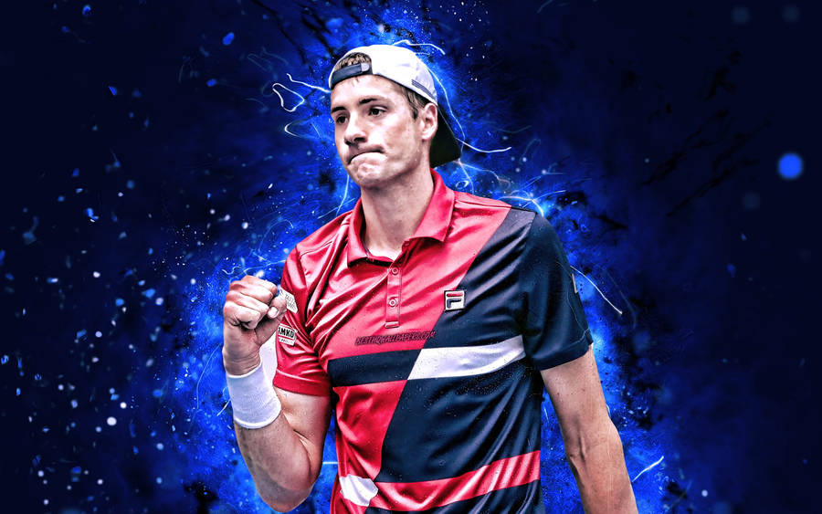 John Isner Abstract Fan Edit Wallpaper