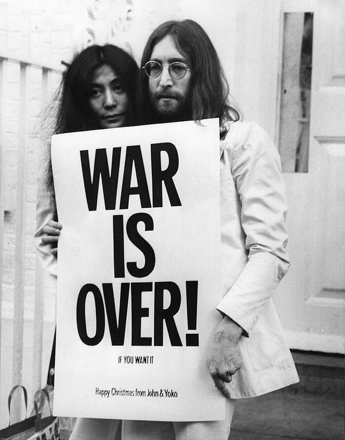 John Lennon War Is Over Wallpaper