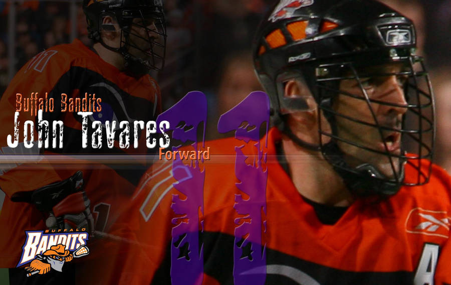 John Tavares In Action For Buffalo Bandits Wallpaper