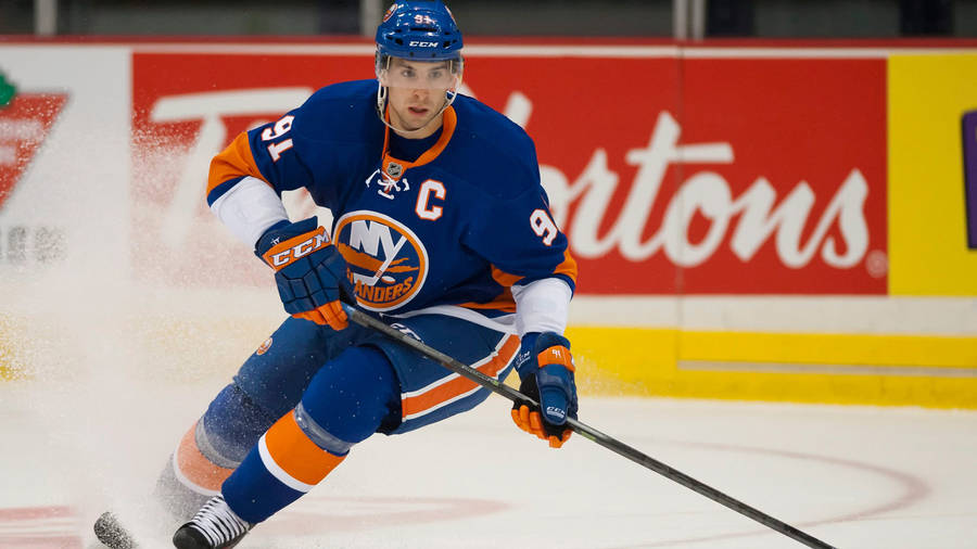 John Tavares Of New York Islanders Wallpaper