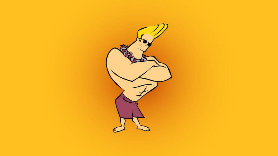 Johnny Bravo Beach Wear Wallpaper