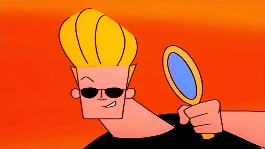 Johnny Bravo Mirror Wallpaper