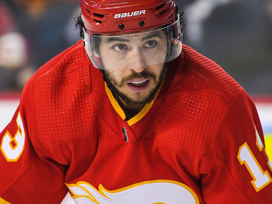 Johnny Gaudreau Ice Hockey Calgary Flames Live Wallpaper