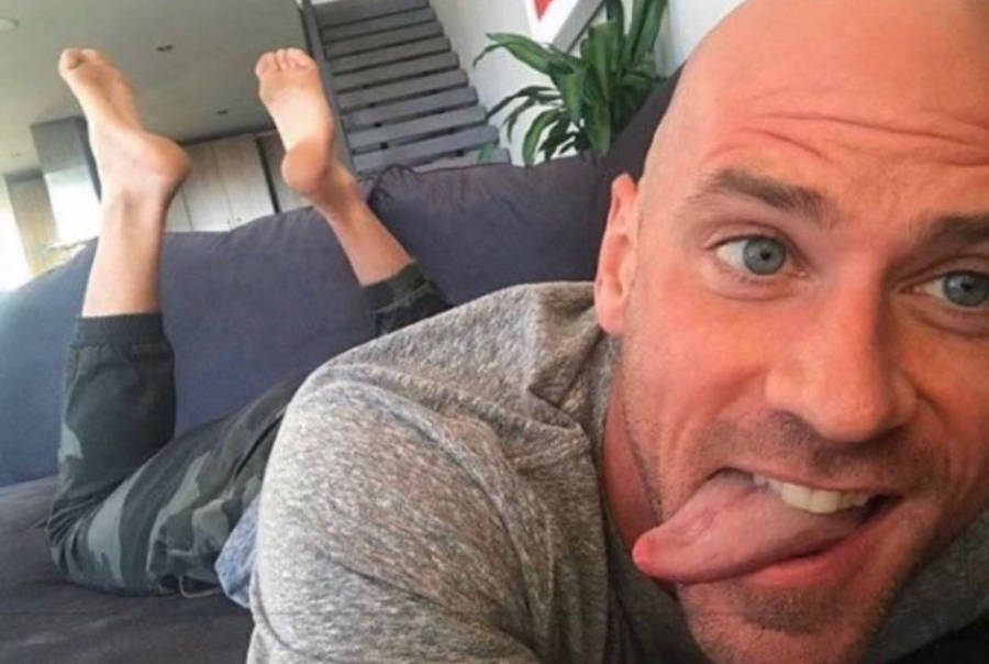 Johnny Sins Wacky Selfie Wallpaper