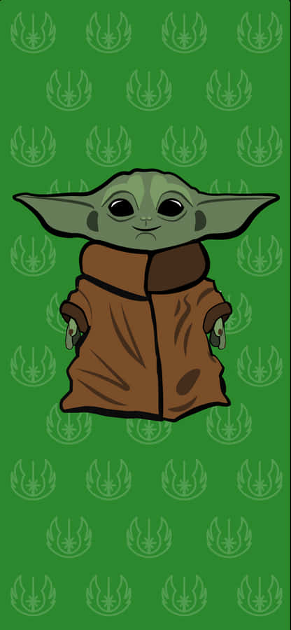Join Baby Yoda On His Space Adventures Wallpaper