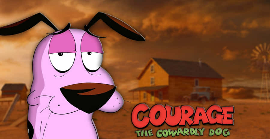 Join Courage In His Hilarious Misadventures Wallpaper