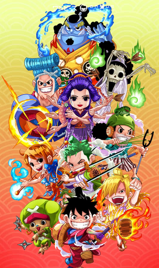 Join Luffy And The Straw Hat Pirates For An Epic Adventure! Wallpaper