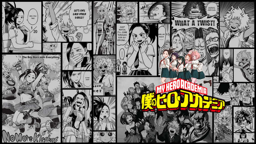Join The Adventure With Manga Pages Wallpaper