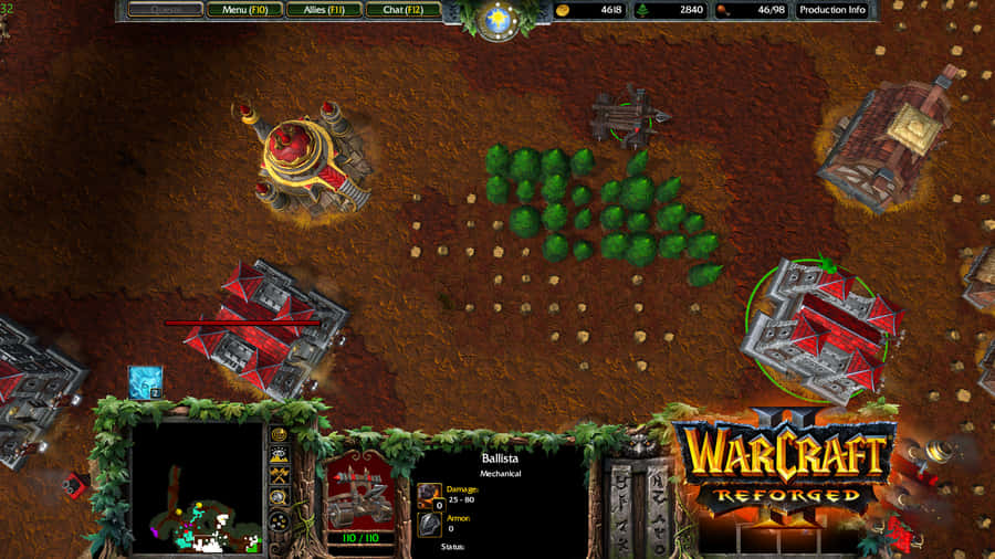 Join The Epic Battle Between The Forces Of Orcs And Humans Wallpaper