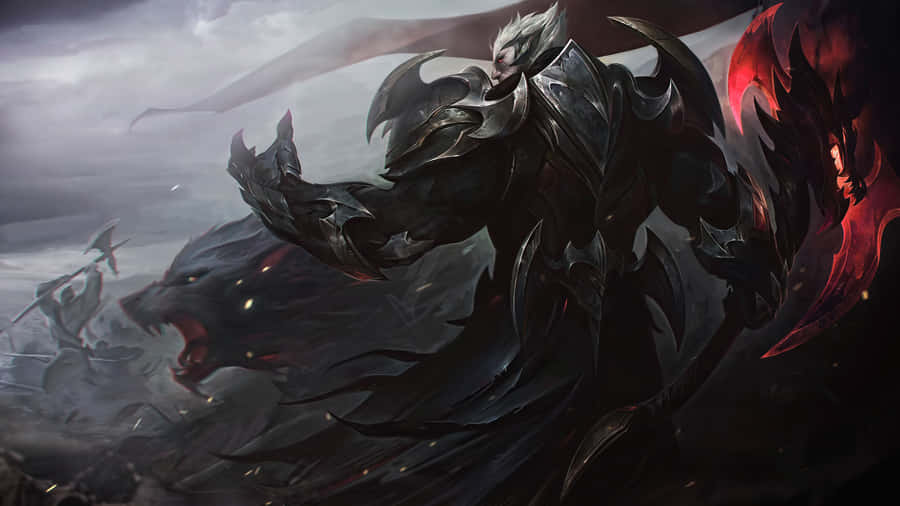 Join The League Of Legends And Challenge Your Opponents To An Epic Battle! Wallpaper