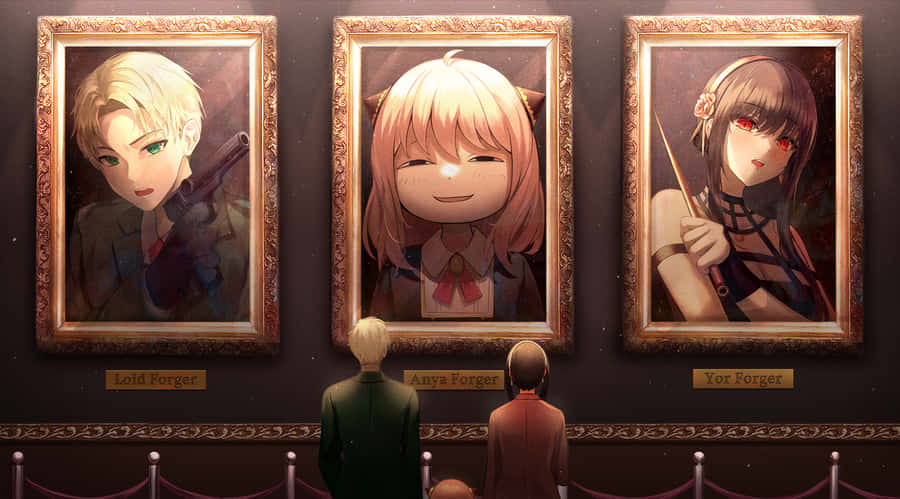 Join The Spy X Family In Their Exciting Adventure! Wallpaper