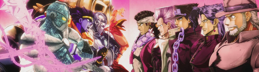 Jojo 4k Complete Characters Wallpaper