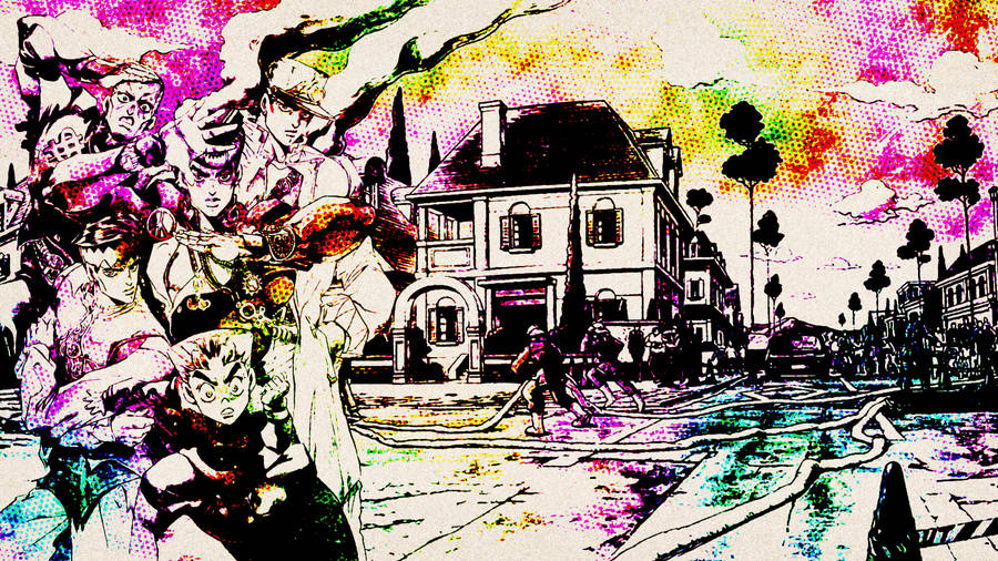 Jojo 4k Watercolour Illustration Wallpaper