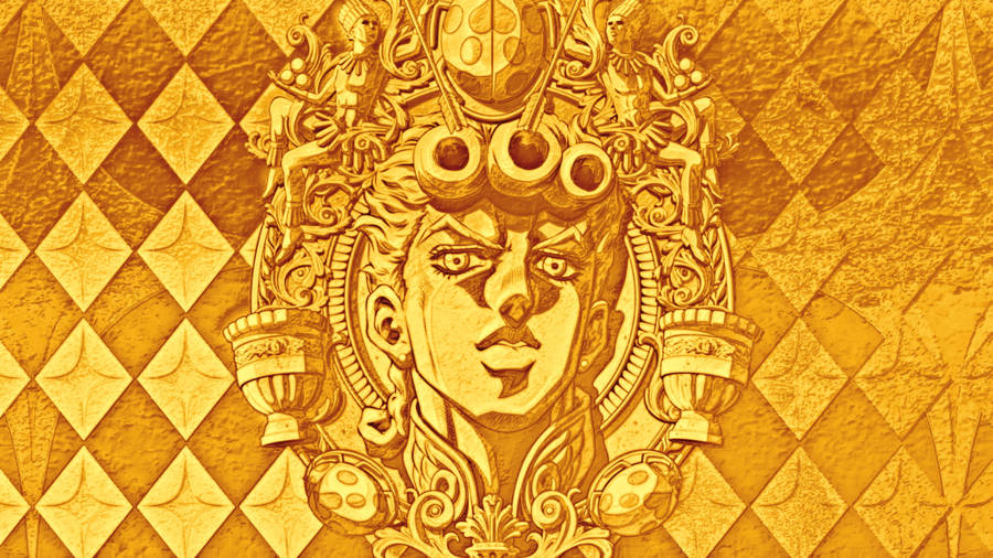 Jojo Bizarre Adventure Giorno Gold Emblem Wallpaper