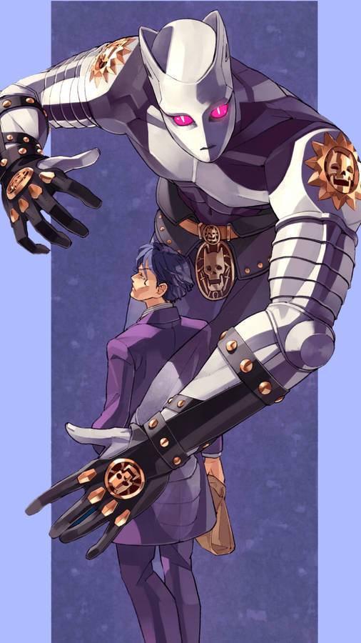 Jojo Phone Killer Queen And Kira Wallpaper