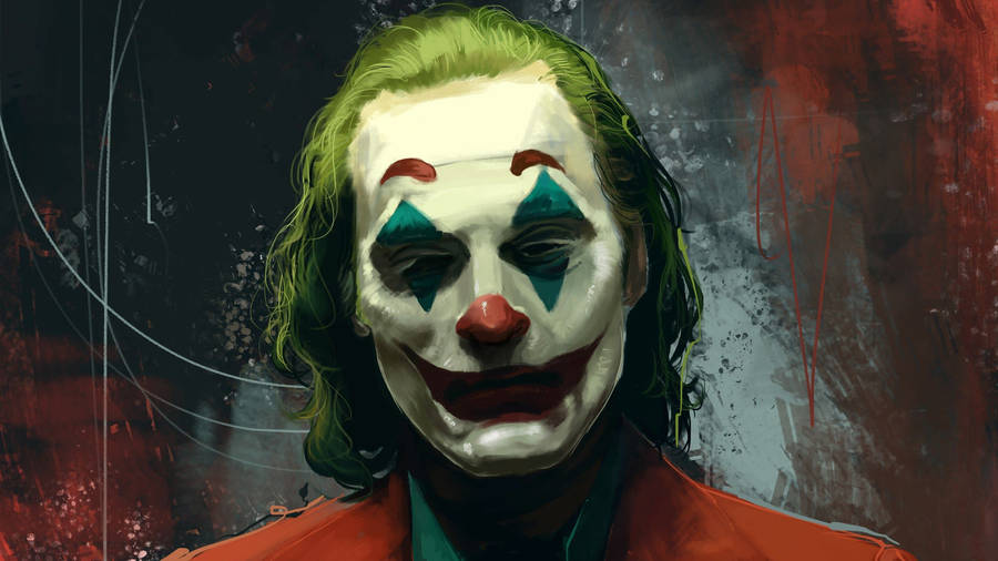 Joker 2019 Colorful Vector Wallpaper