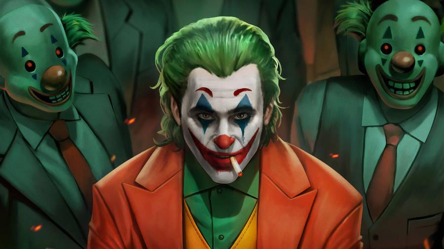 Joker 2019 Joaquin Phoenix Smoking Wallpaper