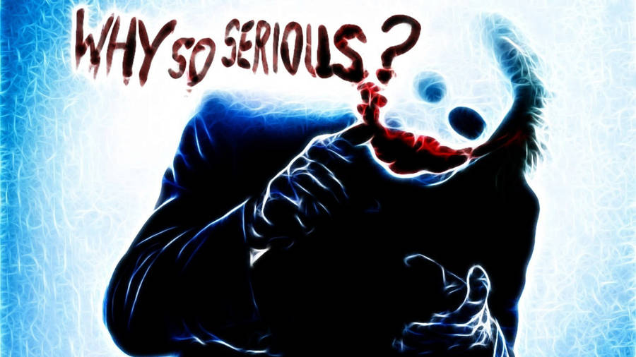 Joker Drawing Why So Serious Wallpaper