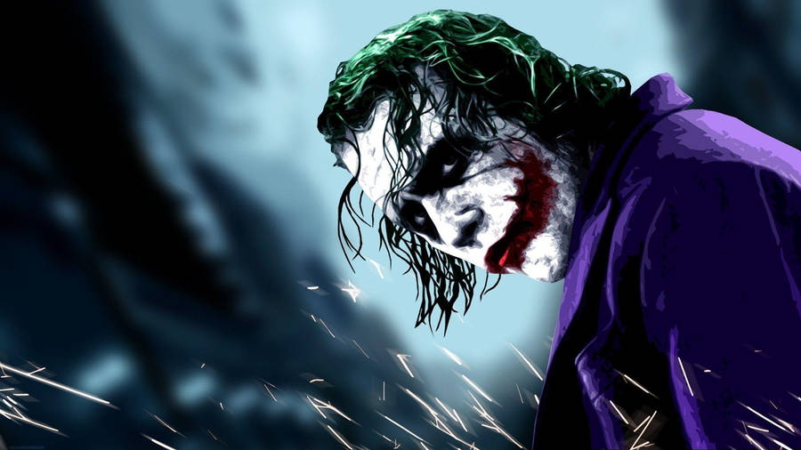 Joker Messy Hair 4k Ultra Hd Wallpaper