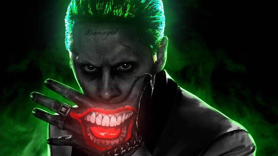 Joker Mouth On Hand 4k Ultra Hd Wallpaper