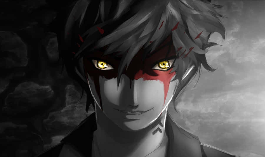 Joker Persona 5 Black Aesthetic Close-up Wallpaper