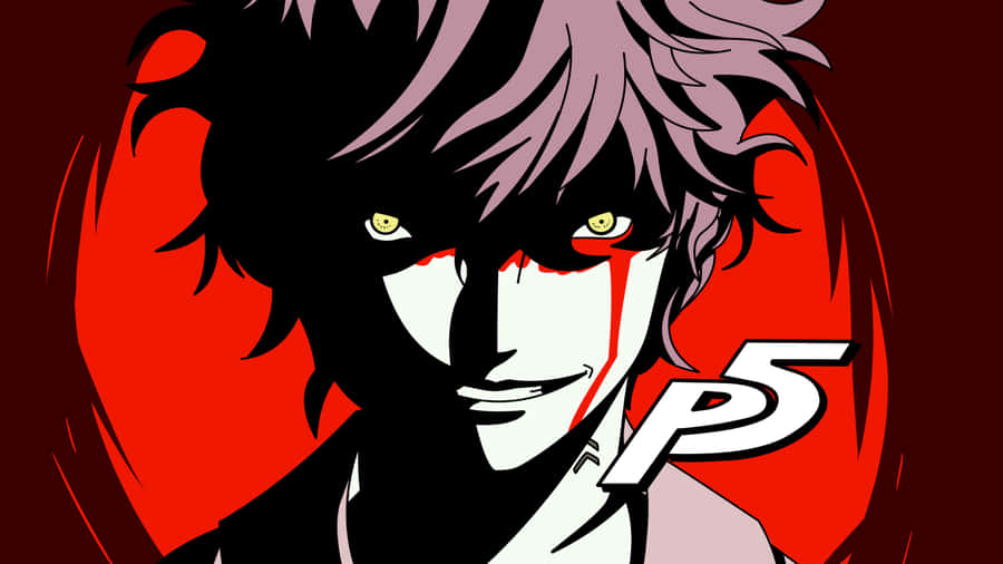 Joker Persona 5 Evil Face Wallpaper