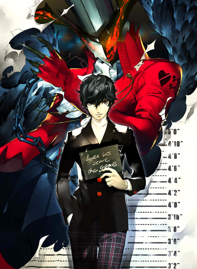 Joker Persona 5 Mug Shot Wallpaper