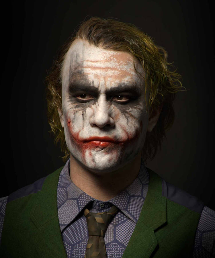 Joker Phone Smudged Make Up Wallpaper