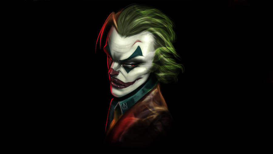 Joker Side View Digital Art 4k Ultra Hd Wallpaper